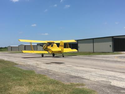 Yellow airplane